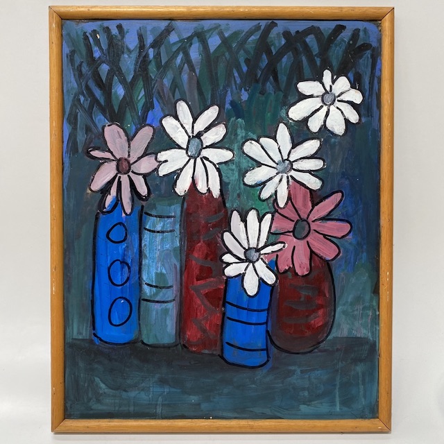 ARTWORK, Still Life - Daisy Flowers 60cm H